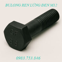 Bulong lục giác ren lửng đen M12